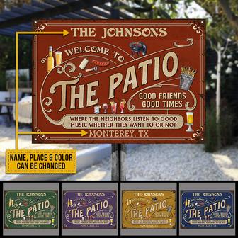 Listen To The Good Music Personalized Metal Sign - BBQ Gift - Thegiftio UK