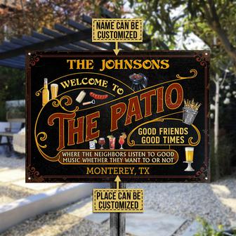Listen To The Good Music Custom Metal Sign - Gift for BBQ - Thegiftio UK
