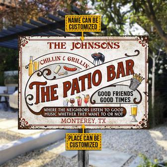 Listen To The Good Music Chillin Custom Metal Sign - Thegiftio UK