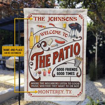 Listen To The Good Music Personalized Flag - Gift for BBQ - Thegiftio UK