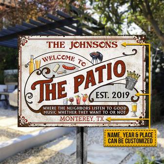 Listen To The Good Music Year Custom Metal Sign - BBQ Gift - Thegiftio UK