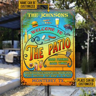 Listen To The Good Music Custom Metal Sign - Gift for BBQ - Thegiftio UK