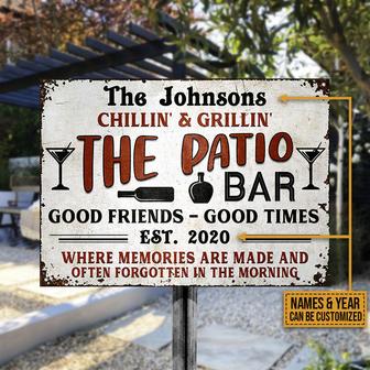 Patio Where Memories Are Made Custom Metal Sign - Home Gift - Thegiftio UK