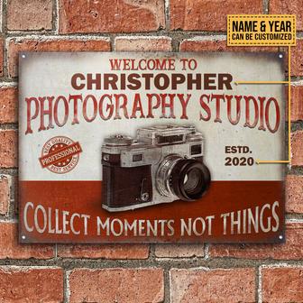 Personalized Photography Studio Custom Metal Sign - Gift - Thegiftio UK