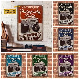 Personalized Photography Studio Color Custom Metal Sign - Thegiftio UK