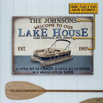 A Little Bit Of Crazy Custom Metal Sign - Gift for Friends - Thegiftio UK