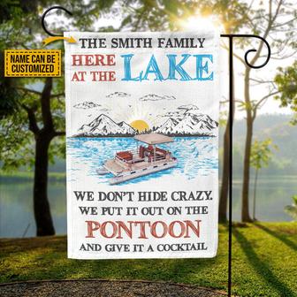 We Don't Hide Crazy Personalized Flag - Gift for Boaters - Thegiftio UK