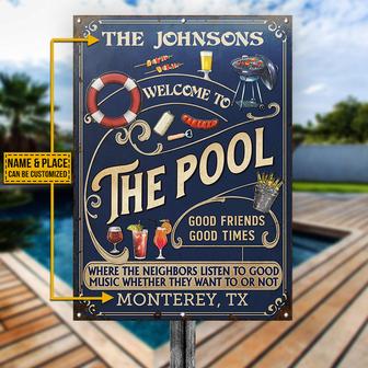 Listen To The Good Music Custom Metal Sign - Gift for BBQ - Thegiftio UK