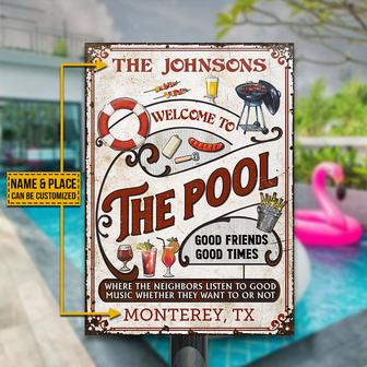 Listen To The Good Music Personalized Metal Sign - BBQ Gift - Thegiftio UK