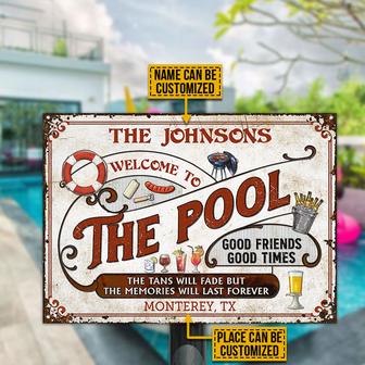 Red The Tans Personalized Metal Sign - Gift for BBQ Lovers - Thegiftio UK