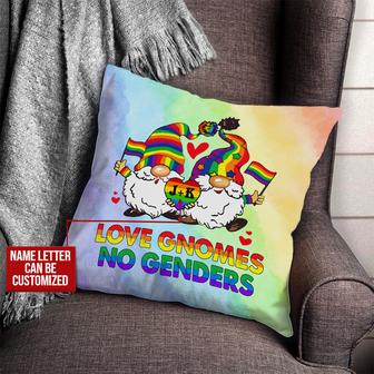 Pride Love Gnome Personalized Pillow - Gift for Friends - Thegiftio UK