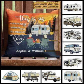 This Is Us Personalized Camping Pillow - Gift for Couples - Thegiftio UK