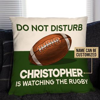 Rugby Do Not Disturb Personalized Pillow - Gift for Friends - Thegiftio UK