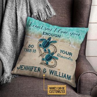 I Can't Say Personalized Pillow - Gift for Beach Lovers - Thegiftio UK