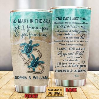 The Day I Met Personalized Tumbler - Gift for Couples - Thegiftio UK