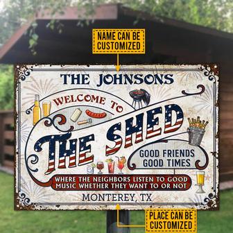 Listen To The Good Music Custom Metal Sign - Gift for BBQ - Thegiftio UK