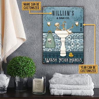 Skeleton Sink Company Personalized Sign - Gift for Friends - Thegiftio UK