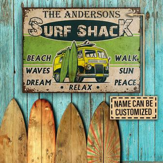 Personalized Surfing Wall Sun Metal Sign - Gift for Surfers - Thegiftio UK