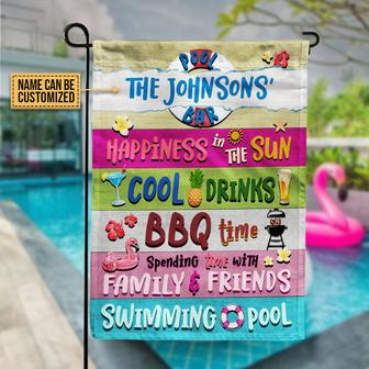 Swimming Pool Flamingo Custom Flag - Gift for Pool Lovers - Thegiftio UK