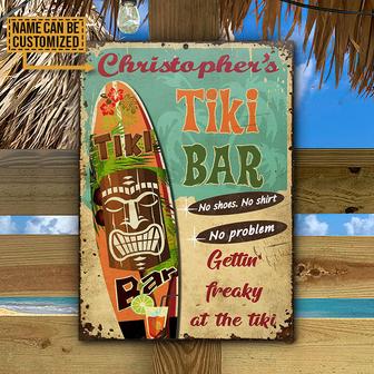 Personalized Tiki Bar Custom Metal Sign - Gift for Friends - Thegiftio UK