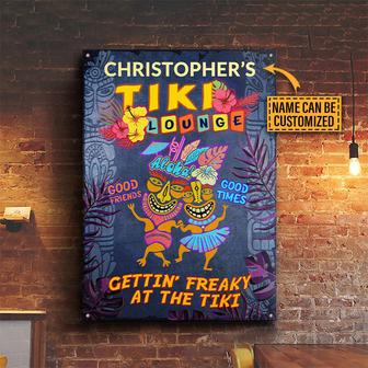 Personalized Tiki Lounge Gettin Freaky Custom Metal Sign - Thegiftio UK