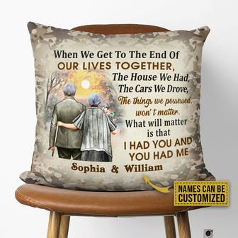 When We Get Personalized Pillow - Anniversary Gift - Thegiftio UK