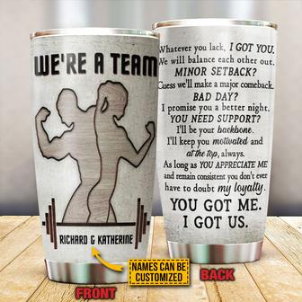 Weightlifting A Team Custom Tumbler - Gift for Athletes - Thegiftio UK