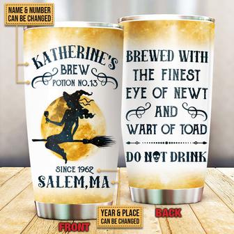 Witch's Brew Potion Personalized Tumbler - Gift for Witches - Thegiftio UK