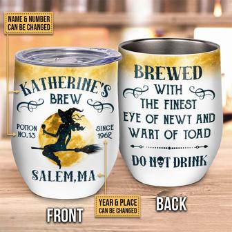 Witch's Brew Potion Custom Wine Tumbler - Gift for Witches - Thegiftio UK