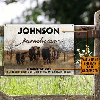 Angus Cattle Lot Of Love Custom Metal Sign - Gift for Farm - Thegiftio UK
