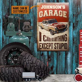 I Can Fix Anything Personalized Metal Sign - Gift for Dad - Thegiftio UK