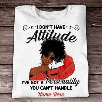 Personalized BWA Personality White T Shirt - Thegiftio UK