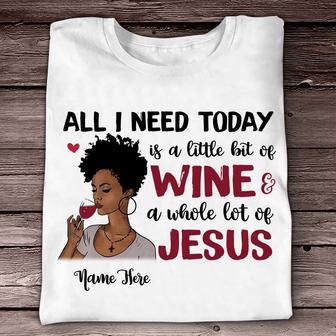 Personalized BWA Wine Jesus T Shirt - Thegiftio UK