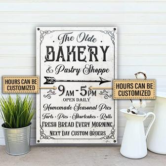 Personalized Bakery Pastry Shoppe Custom Metal Sign - Gift - Thegiftio UK