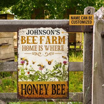 Personalized Bee Farm Metal Sign - Gift for Bee Lovers - Thegiftio UK