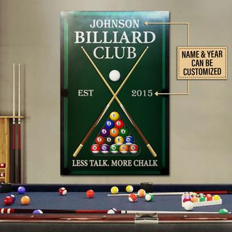 Billiard Club Classic Custom Metal Sign - Gift for Friends - Thegiftio UK