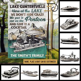 Boat Don't Hide Crazy Personalized Flag - Gift for Boaters - Thegiftio UK