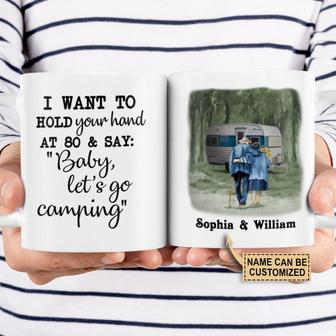Camping Baby Let's Go Custom Mug - Gift for New Parents - Thegiftio UK