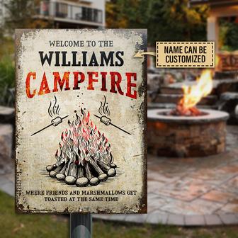 Get Toasted Personalized Metal Sign - Gift for Campers - Thegiftio UK