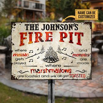 Get Toasted Personalized Metal Sign - Gift for Campers - Thegiftio UK