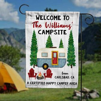 Personalized Camping Flag for Outdoor Enthusiasts - Thegiftio UK