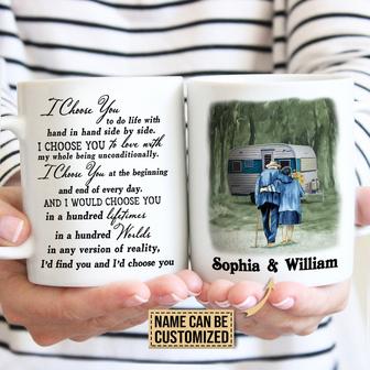 I Choose You Personalized Camping Mug - Gift for Campers - Thegiftio UK
