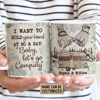 Let's Go Camping Personalized Mug - Gift for Campers - Thegiftio UK