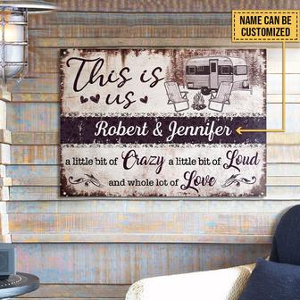 Camping Lot Of Love Personalized Metal Sign - Gift for All - Thegiftio UK