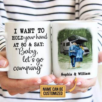Camping Motorhome Baby Let's Go Custom Mug - Gift for Baby - Thegiftio UK