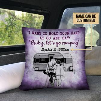 Hold Your Hand Personalized Pillow - Gift for Campers - Thegiftio UK