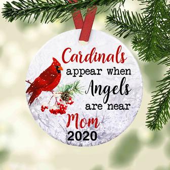 Personalized Cardinal Angel Christmas Ornament - Thegiftio UK