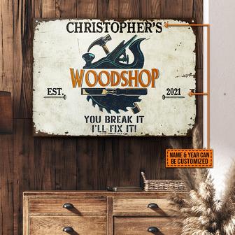 Carpenter I'll Fix It Custom Metal Sign - Gift for Friends - Thegiftio UK