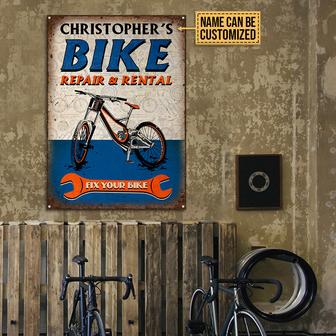Fix Your Bike Personalized Metal Sign - Gift for Cyclists - Thegiftio UK