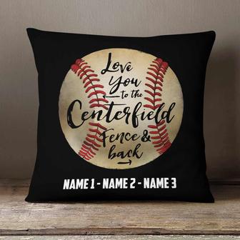 Personalized Dad Baseball FD Pillow - Thegiftio UK